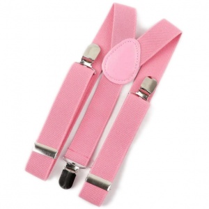 Baby / Toddler Watermelon Pink Y-Back Adjustable Braces